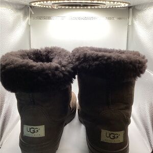 UGG Dark Brown Sheepskin Boots